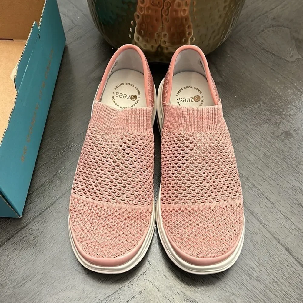 BZees Breathable Slip-On Loafers - Charlie (WIDE)